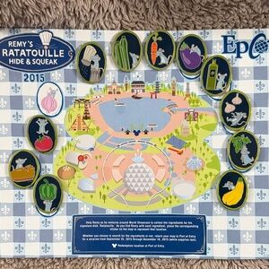 Remy's Ratatouille Hide & Squeak 2015 Pins